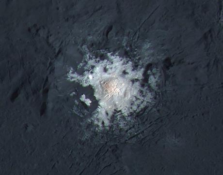 Las manchas brillantes de Ceres a color y gran resolución