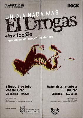 Concierto especial de El Drogas en Pamplona con Fito, Carlos Tarque, Luz, Quique González, Ara Malikian...