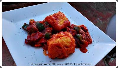 Bacalao a la vizcaina Bacalao a la vizcaina