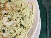 Tallarines gambas