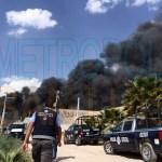 Galería: Incendio consume bodega de papel, casa y vehículos en Villa de Pozos