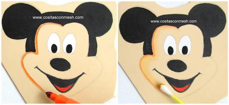Cómo hacer la cara de Minnie Mouse para cumpleaños infantiles