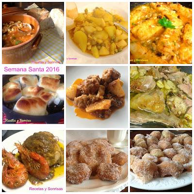 RECETAS SEMANA SANTA 2016