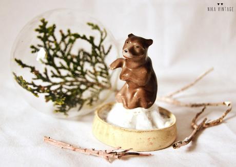 Diy básico con una bola de cristal en el que el protagonista será un pequeño oso