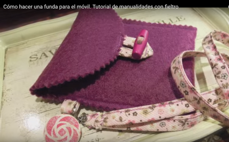 Como hacer funda de fieltro para tu celular