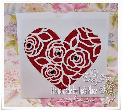 Silhouette Cameo - Sobre para Invitaciones - Flourish Heart