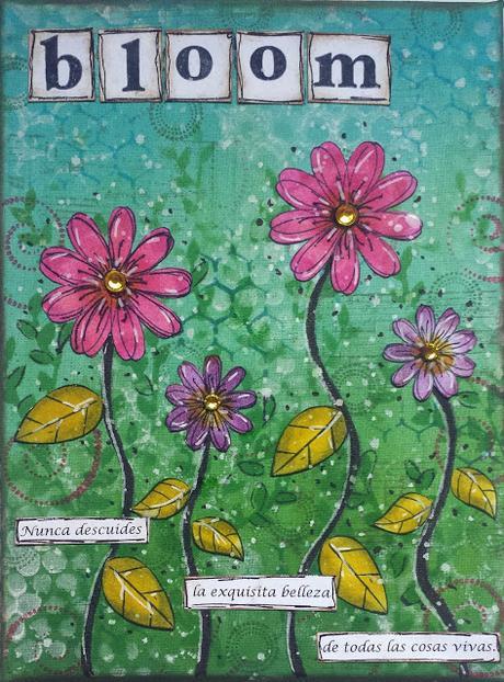 Reto Marzo Scrapbookpasion: Welcome Garden