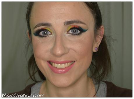 Tutorial / Paso a Paso Maquillaje Dramático en Colores con Glitter