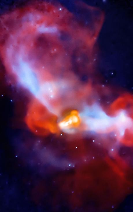 El volcán galáctico de M87