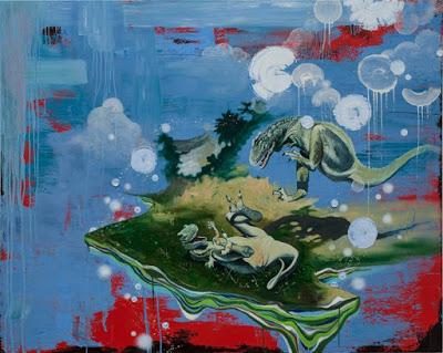 El universo dinosauriano de Adrian Hatfield