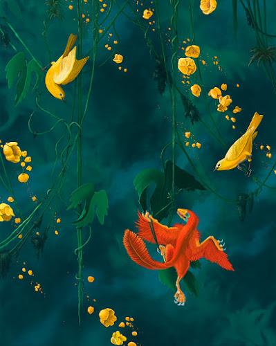 El universo dinosauriano de Adrian Hatfield