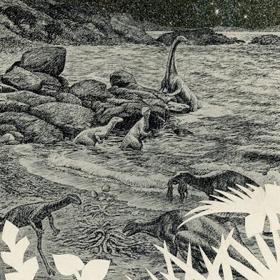 El universo dinosauriano de Adrian Hatfield