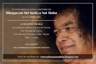 CONTINUA LA GIRA MUNDIAL DE SAI BABA EN 2016