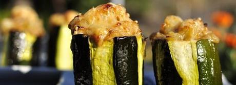 Calabacines rellenos de manzana y mozarella (#elAsaltablogs)