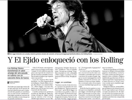 The Rolling Stones en El Ejido el 30/06/2007