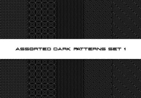 Assorted Dark Pattern Set