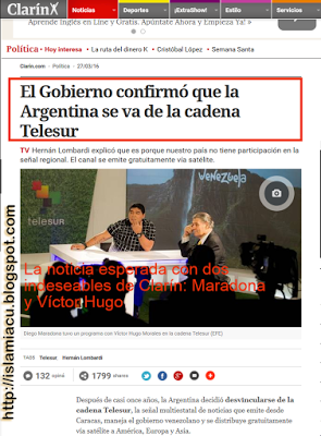 Clarín-Macri: aplican democracia a teleSur en Argentina