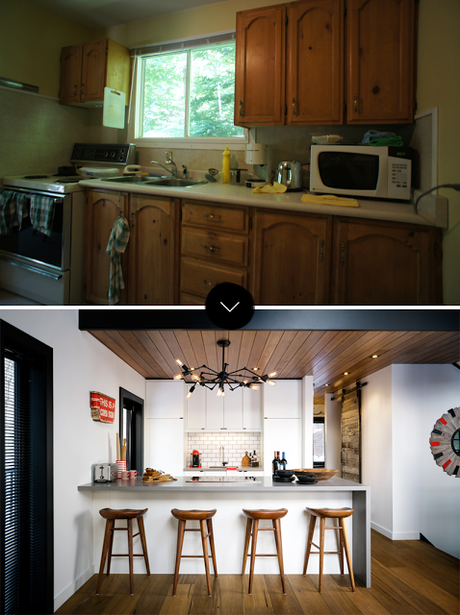 ANTES/DESPUÉS: LA INCREÍBLE TRANSFORMACIÓN DE UNA CABAÑA EN CANADÁ