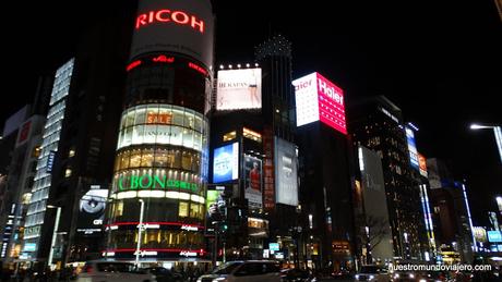 Tokio; Asakusa y Ginza de noche