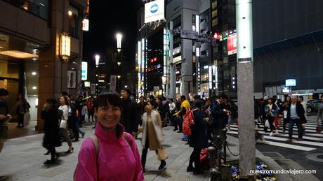 Tokio; Asakusa y Ginza de noche