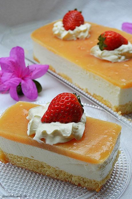 Pastel de membrillo y queso