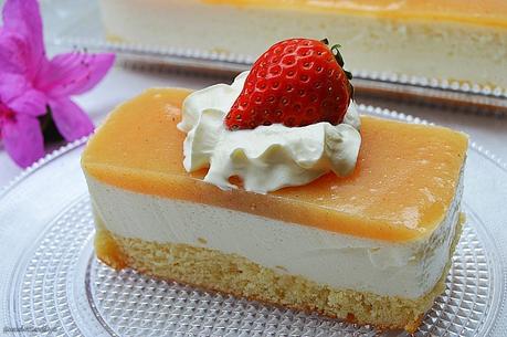 Pastel de membrillo y queso