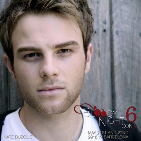 Sexto invitado de la BloodyNightCon 6: Nate Buzolic