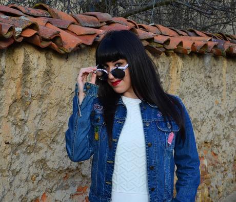 Mirror lens sunglasses