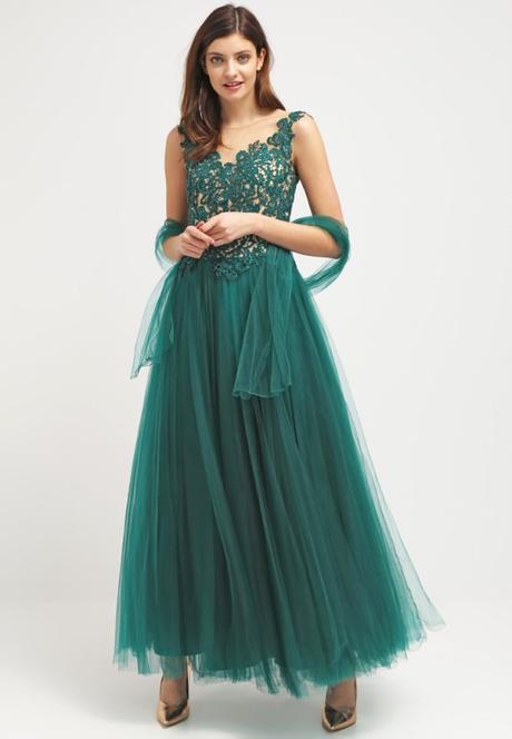 Invitadas en verde Vestido emeraldgrün