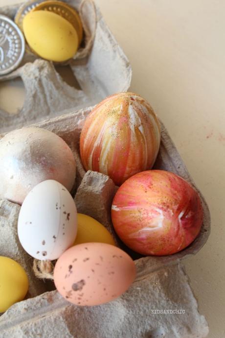 Como decorar Huevos de Pascua de forma sencilla -kidsandchic