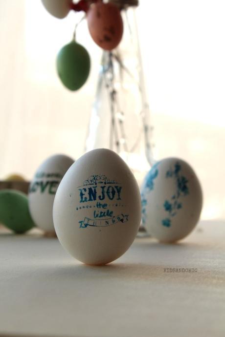 Como decorar Huevos de Pascua de forma sencilla -kidsandchic