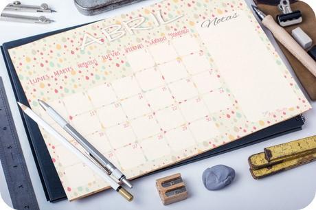 Imprimible: Calendario de Abril 2016