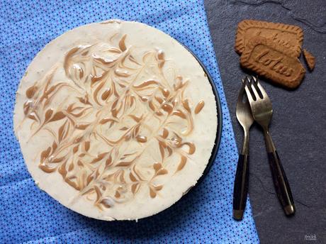 cheesecake de speculoos y dulce de leche