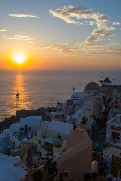 Atardecer en Oia