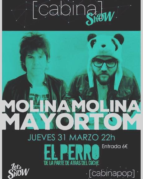 Molina Molina y Mayor Tom en El Perro de la parte de atrás del coche de la mano de Cabina Show. 