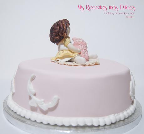 TARTA DECORADA MAMÁ Y BEBÉ