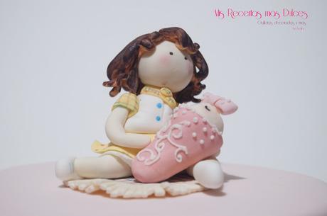 TARTA DECORADA MAMÁ Y BEBÉ