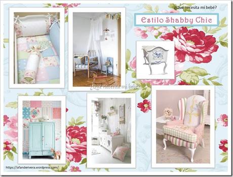 Estilo Shabby Chic decorativo