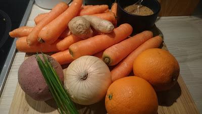 CREMA DE ZANAHORIA Y JENGIBRE