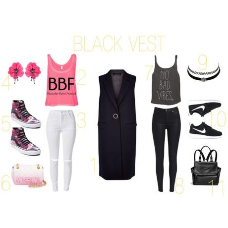 Inspiración para llevar un chaleco extralargo