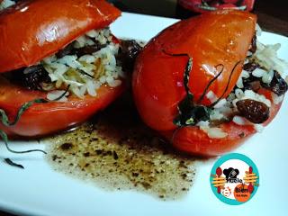 Tomates rellenos de carne