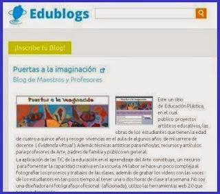 Feliz de participar  en el Premio Edublogs 2016