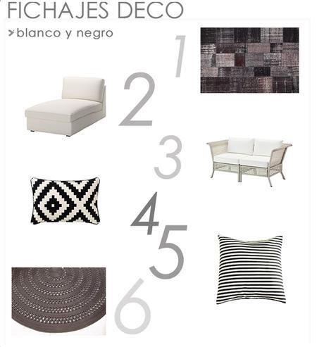 FICHAJES DECO EN BLANCO Y NEGRO