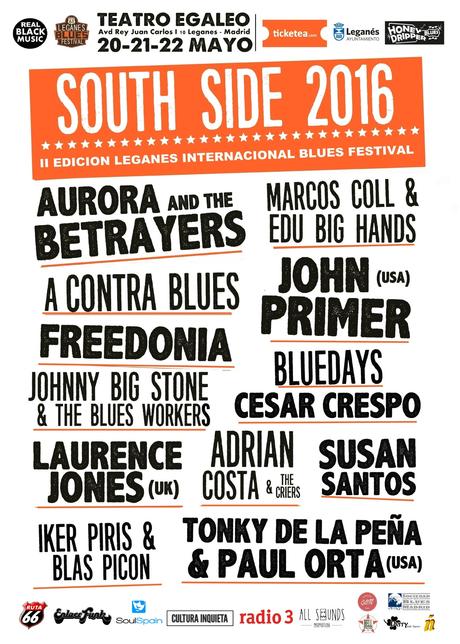 Confirmaciones Internacional Leganés Blues Festival South Side 2016