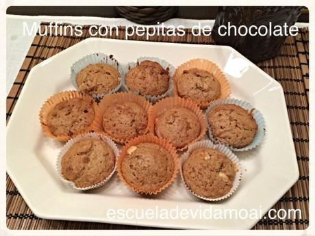 Baby Vegan: Muffins de espelta con pepitas de chocolate muffins1