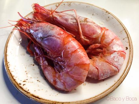 Gambas con sal ahumada Maldon Mario Sandoval bacoyboca