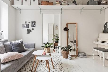 La distribución de un hogar es cuestión de prioridades interiores espacios pequeños estilo nórdico escandinavo decoración mini pisos decoración femenina decoración estudio cocina nordica pequeña blog decoración nórdica 