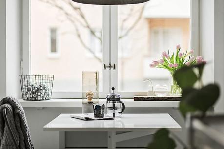 La distribución de un hogar es cuestión de prioridades interiores espacios pequeños estilo nórdico escandinavo decoración mini pisos decoración femenina decoración estudio cocina nordica pequeña blog decoración nórdica 