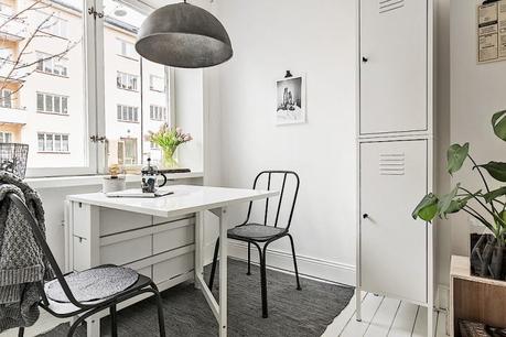 La distribución de un hogar es cuestión de prioridades interiores espacios pequeños estilo nórdico escandinavo decoración mini pisos decoración femenina decoración estudio cocina nordica pequeña blog decoración nórdica 