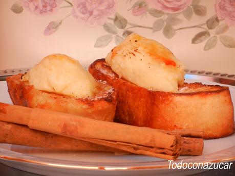 TORRIJAS CON CREMA CARAMELIZADA